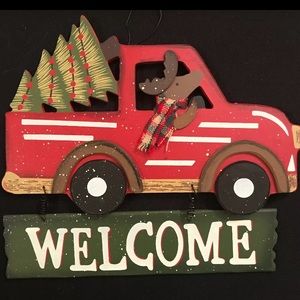 Winter Welcome Sign